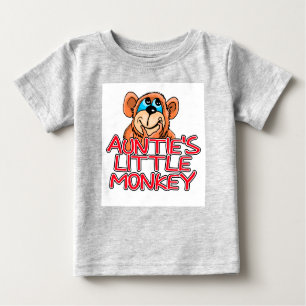 T-shirt Pour Bébé Little Monkey de tante