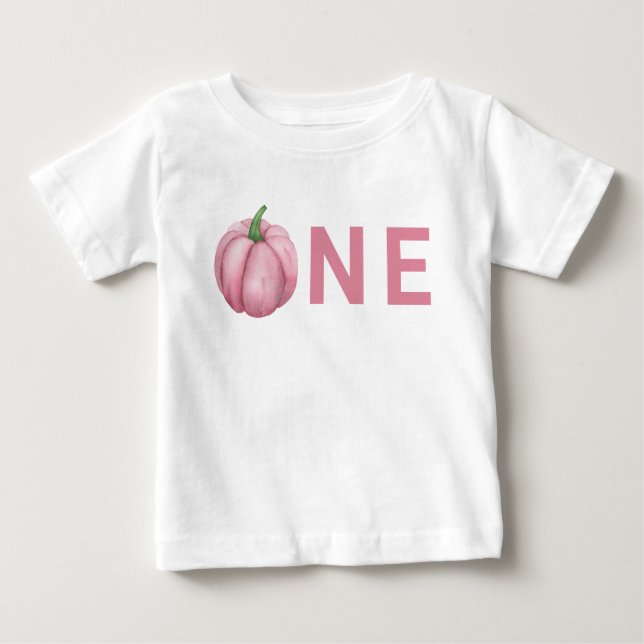 T-shirt Pour Bébé Little Pumpkin première fête d'anniversaire (Devant)