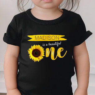 T-shirt Pour Bébé Little Sunflower 1er anniversaire