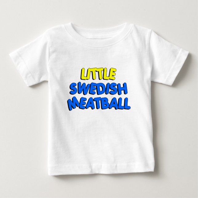 T-shirt Pour Bébé Little Swedish Meatball (Devant)