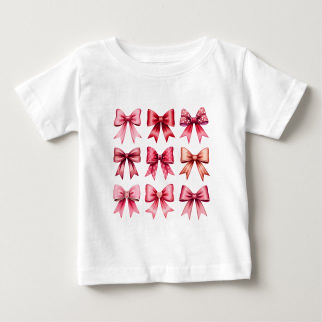T-shirt Pour Bébé Little Valentine Cuties (Devant)