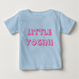 T-shirt Pour Bébé Little Yogini - Vêtements de Yoga pour bébé