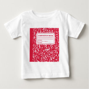 T-shirt Pour Bébé Livre de composition/Étudiant-Enseignant