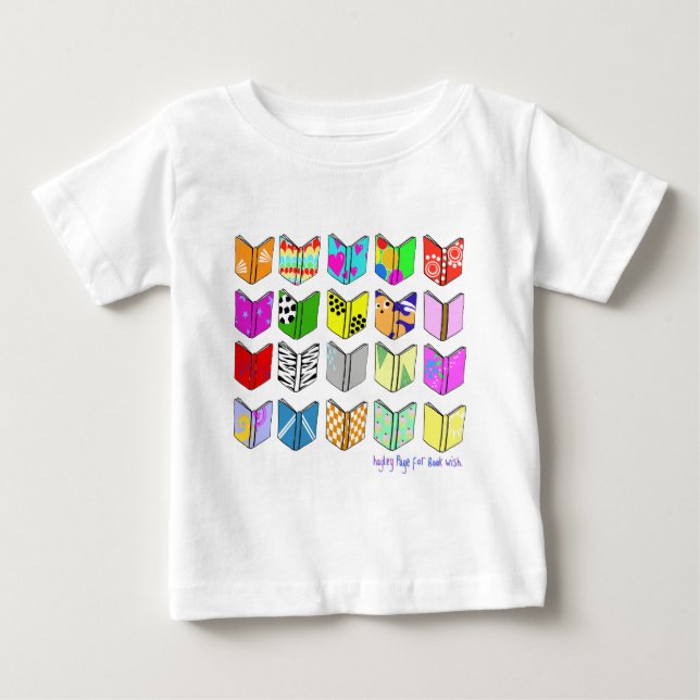 T-shirt Pour Bébé Livres ! (Devant)