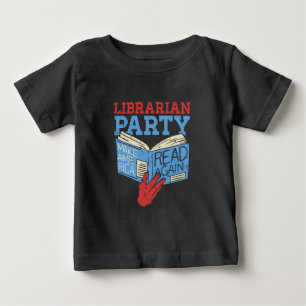 T-shirt Pour Bébé Livres - The Librarian Party Book Lover Cadeau