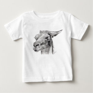 T-shirt Pour Bébé Llama Love