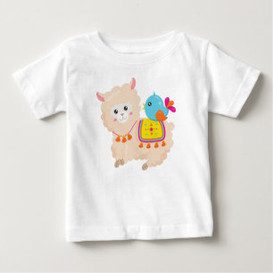T-shirt Pour Bébé Llama mexicaine, Llama mignonne, Alpaca mignonne,