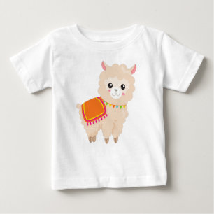 T-shirt Pour Bébé Llama mexicaine, Llama mignonne, Alpaca mignonne,