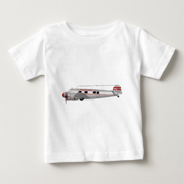 T-shirt Pour Bébé Lockheed 12A Electra (Devant)