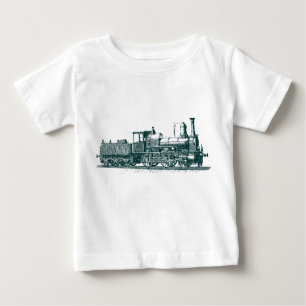 T-shirt Pour Bébé Locomotive - Vert foncé