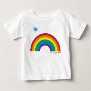 T-shirt Pour Bébé L'ODEUR DE RENFERMÉ badine l'oiseau d'arc-en-ciel