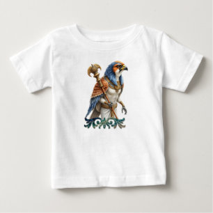 T-shirt Pour Bébé L'Œil du Soleil – Le Faucon Éternel du Désert