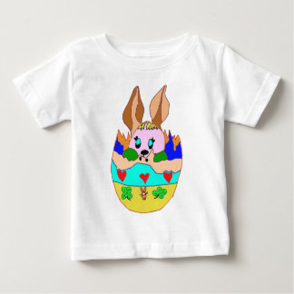 T-shirt Pour Bébé L'OEUF DE PAQUES AVEC LAPIN1.png
