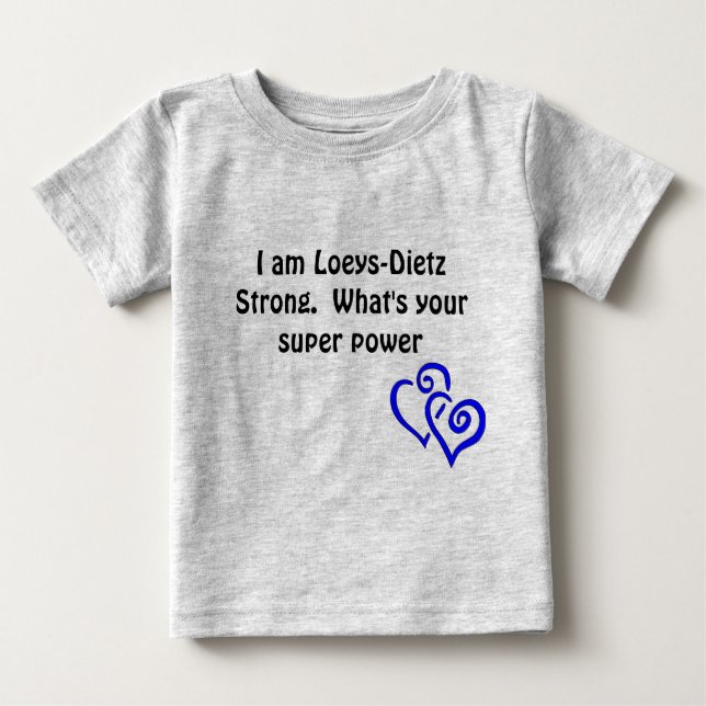 T-shirt Pour Bébé Loeys-Dietz Infant Take Heart Onsie (Devant)