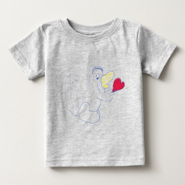 T-shirt Pour Bébé Log Bug American Apparel Bodysuit bio (Devant)