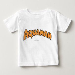 T-shirt Pour Bébé Logo Aquaman Orange