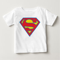 Logo classique Supergirl avec fond bleu