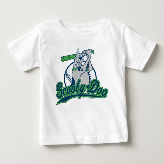 T-shirt Pour Bébé Logo de baseball Scooby-Doo (Devant)