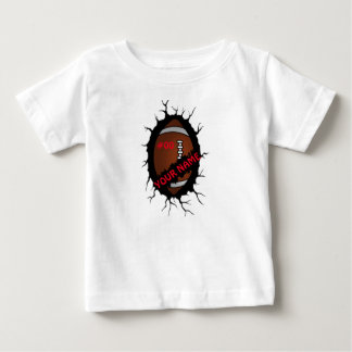 T-shirt Pour Bébé Logo De Football, Nom Personnalisé Du Football, Ca