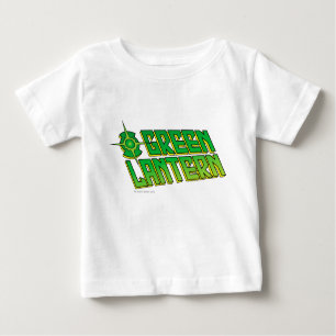 T-shirt Pour Bébé Logo de lanterne verte - incliné