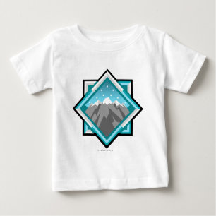 T-shirt Pour Bébé Logo de montagne de terreur d'équipe
