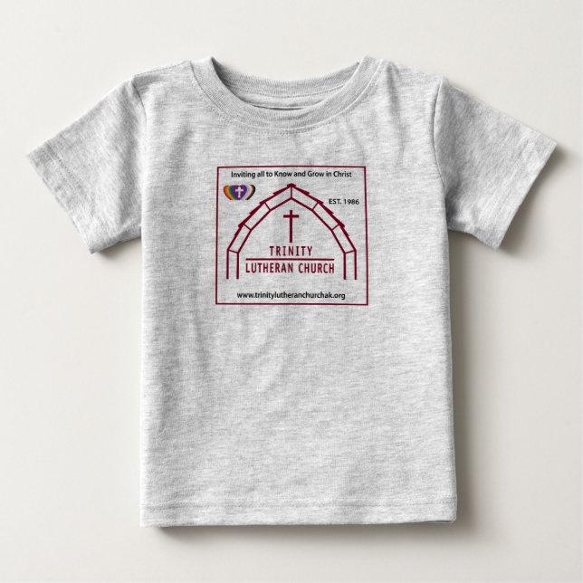 T-shirt Pour Bébé Logo de trinité avec RIC (Devant)
