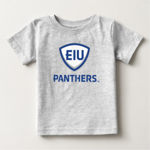 T-shirt Pour Bébé Logo Eastern Illinois Panthers Shield & Wordmark