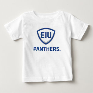 T-shirt Pour Bébé Logo Eastern Illinois Panthers Shield & Wordmark