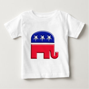T-shirt Pour Bébé Logo GOP Elephant