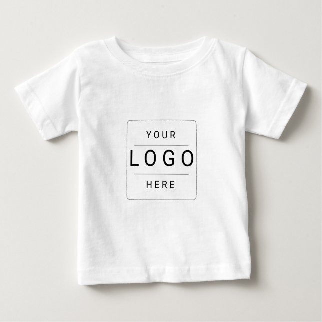 T-shirt Pour Bébé Logo personnalisé (Devant)