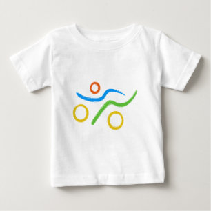 T-shirt Pour Bébé Logo Triathlon Freak
