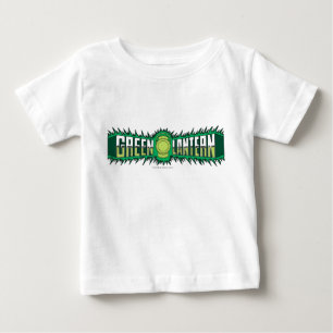 T-shirt Pour Bébé Logo vert de lanterne - flammes vertes