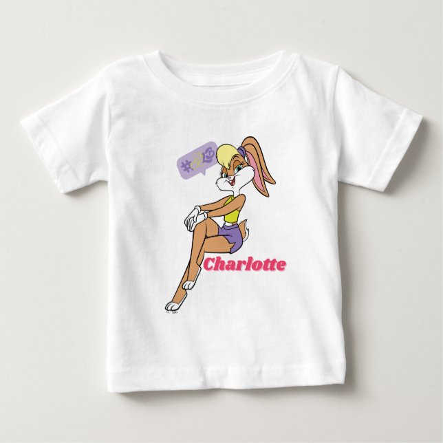 T-shirt Pour Bébé Lola Assise (Devant)