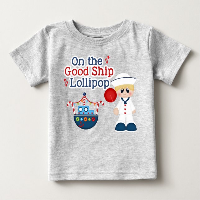 T-shirt Pour Bébé Lollipop (Devant)