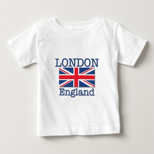 T-shirt Pour Bébé Londres et Union Jack (Devant)