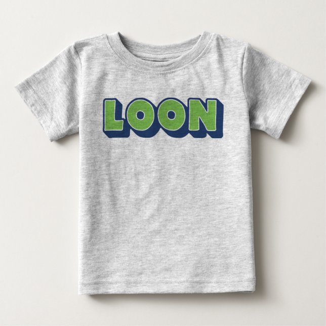 T-shirt Pour Bébé Loon, Dialecte dorique, Garçon, Ecosse (Devant)