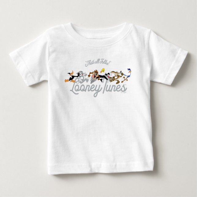 T-shirt Pour Bébé LOONEY TUNES™ Characters Running (Devant)