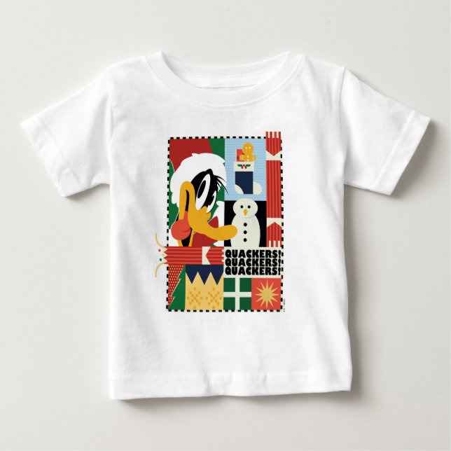 T-shirt Pour Bébé LOONEY TUNES™ DAFFY DUCK™ Vacances (Devant)