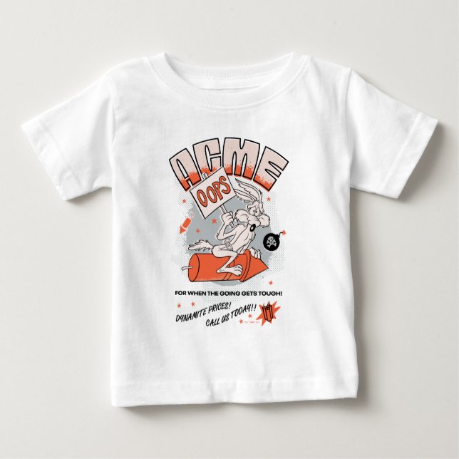 T-shirt Pour Bébé LOONEY TUNES™ | WILE E. COYOTE™ ACME Dynamite (Devant)