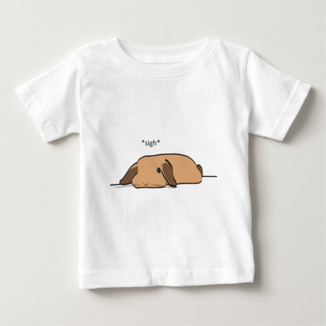 T-SHIRT POUR BÉBÉ LOP DE SOUPIR (Devant)