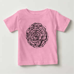 T-shirt Pour Bébé L'Ornamental abstrait s'est levé