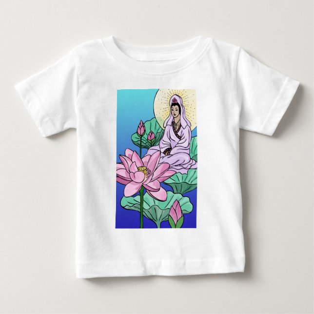 T-shirt Pour Bébé Lotus (Devant)
