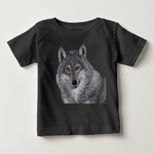 T-shirt Pour Bébé Loup