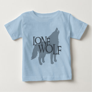 T-SHIRT POUR BÉBÉ LOUP SOLITAIRE
