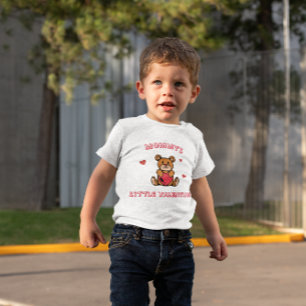 T-shirt Pour Bébé L'ourson coeur de la Saint-Valentin de Maman