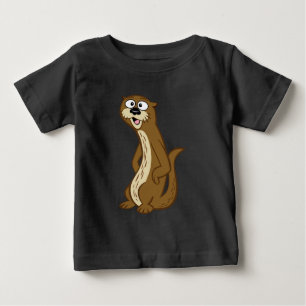 T-shirt Pour Bébé Loutre de Rick   Reggie de garde forestière