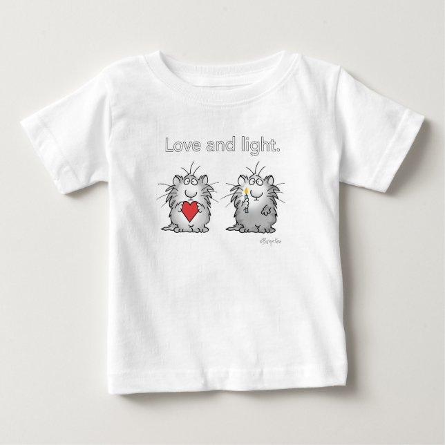 T-shirt Pour Bébé LOVE AND LIGHT de Sandra Boynton (Devant)