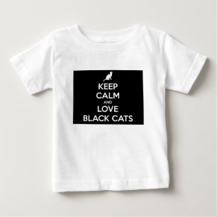 T-shirt Pour Bébé Love Black Cats