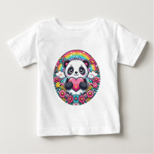 T-shirt Pour Bébé Love Panda