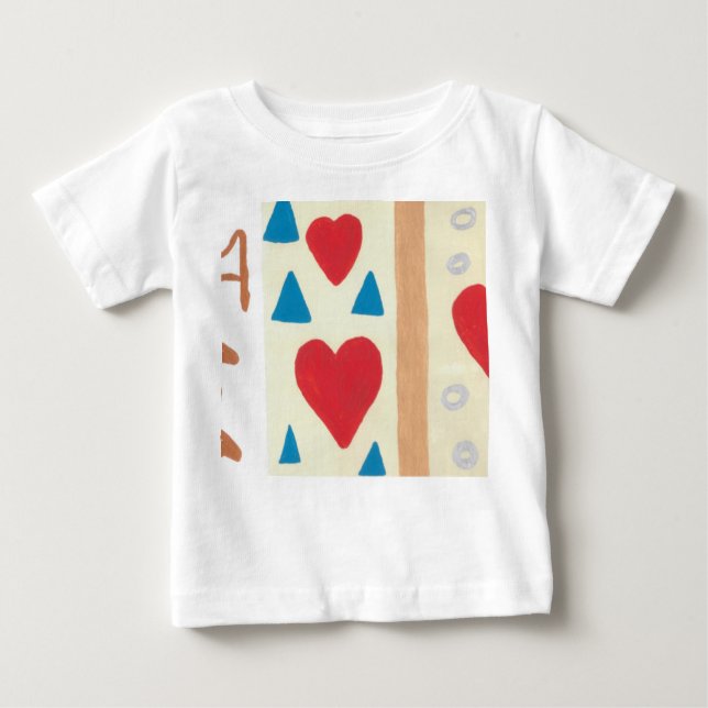 T-shirt Pour Bébé Love Path Toddler Ruffle Robe (Devant)